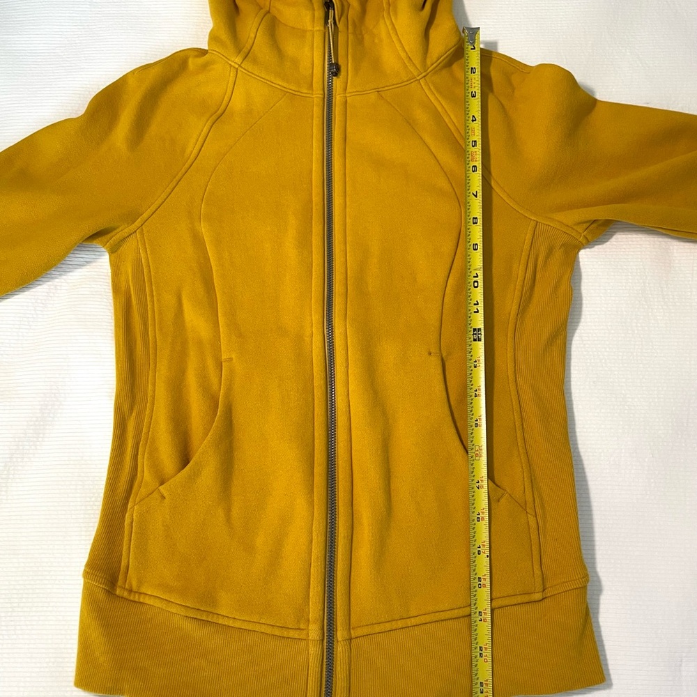 Lululemon gold full-zip hoodie, size 4, EUC - Picture 6 of 7